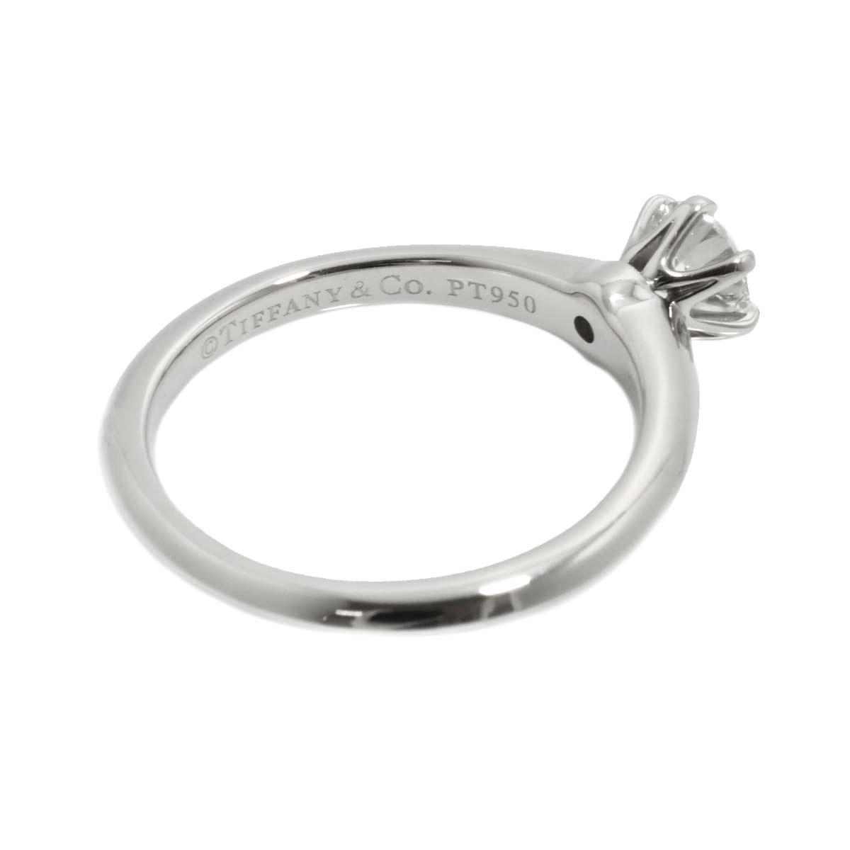 Diamond 0.38ct I/VVS2/3EX Ring Platinum Size5.25(US)