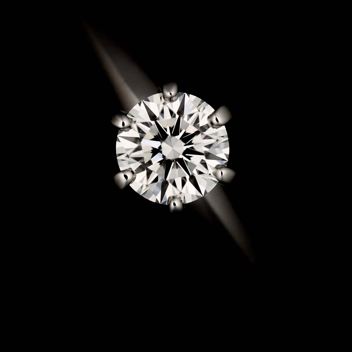 Diamond 0.38ct I/VVS2/3EX Ring Platinum Size5.25(US)