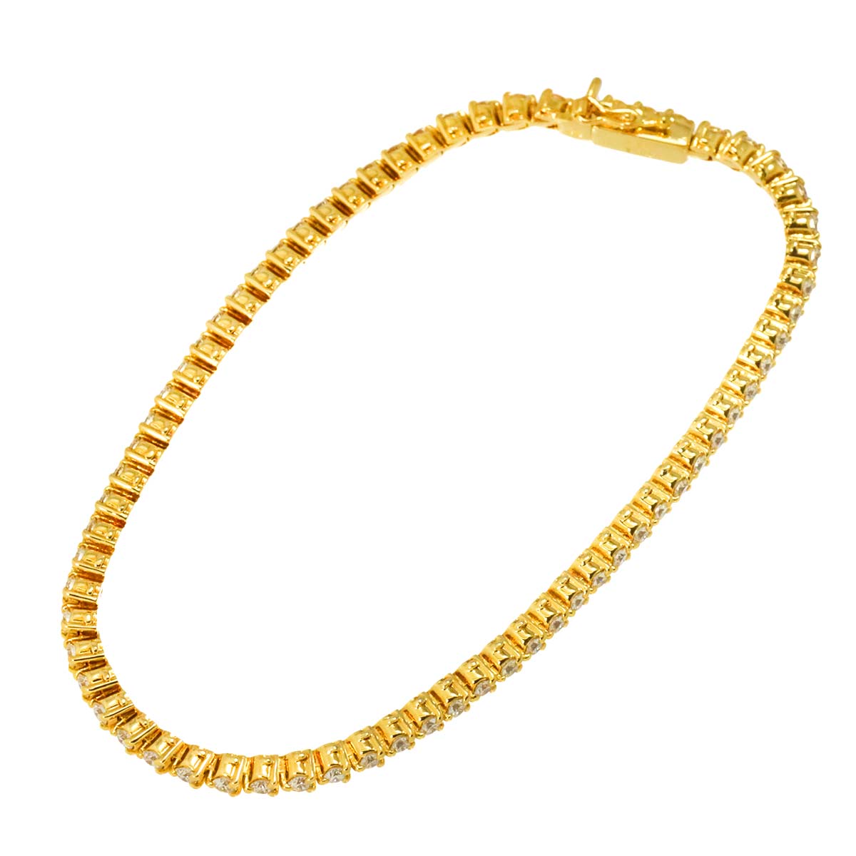 Diamond 1.80ct Bracelet 18K Yellow Gold 750