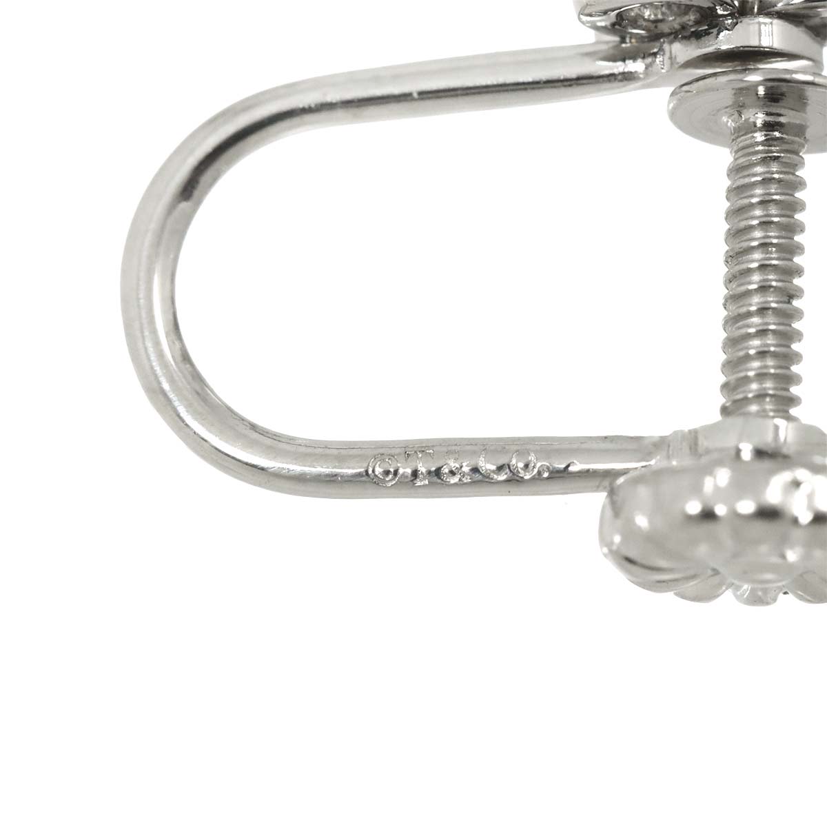 Aria Diamond Earrings Clip on Platinum