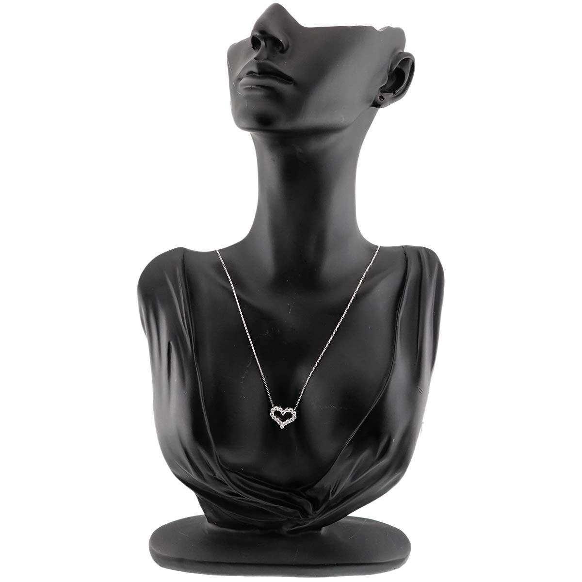 Sentimental Heart Diamond Necklace Platinum