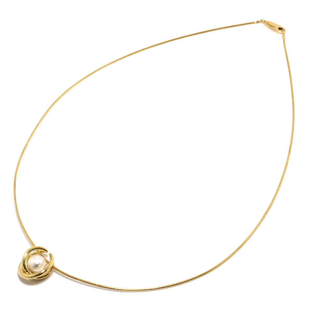 Akoya Pearl 7.4mm Necklace 18K YG 750