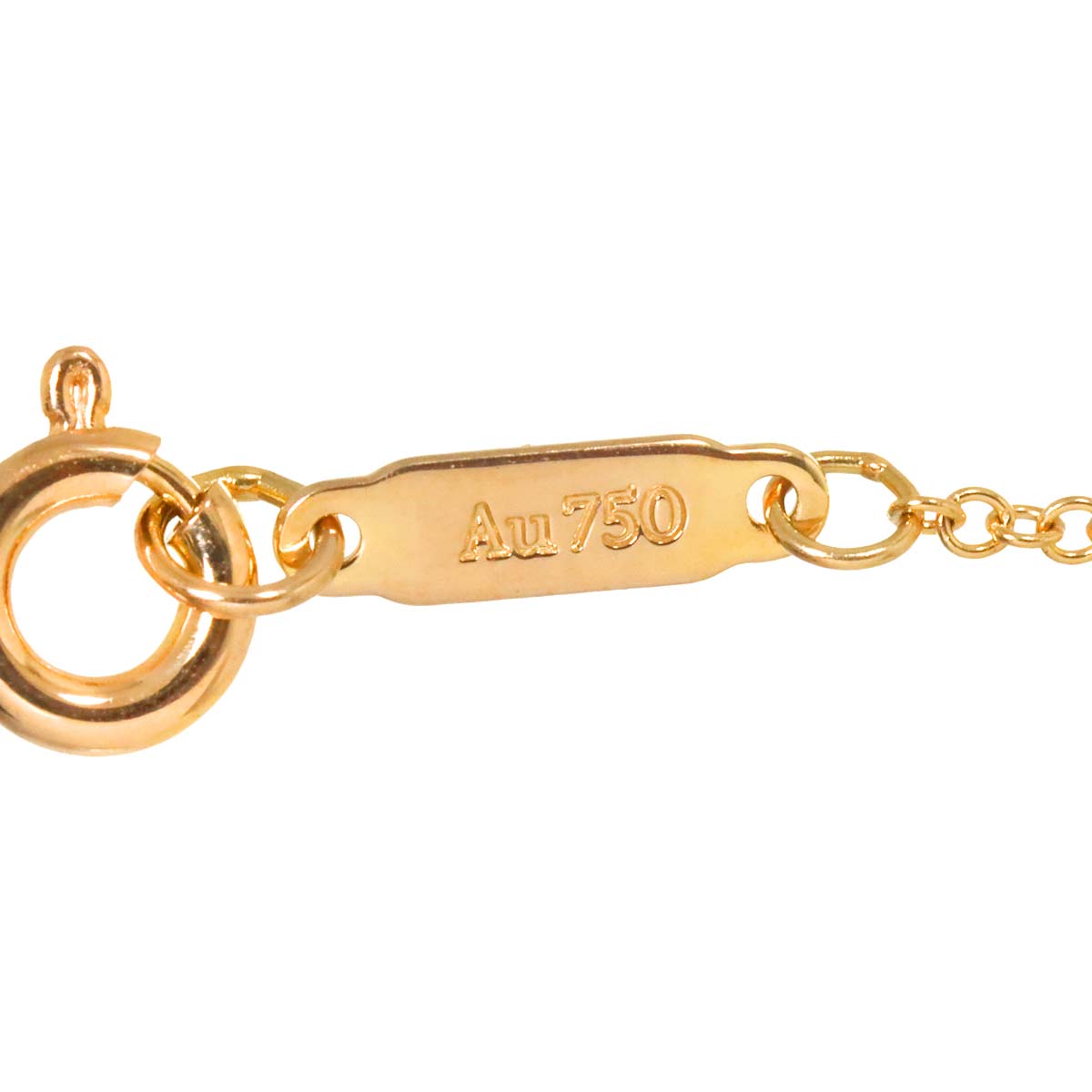 Circlet Diamond Necklace 18K PG 750