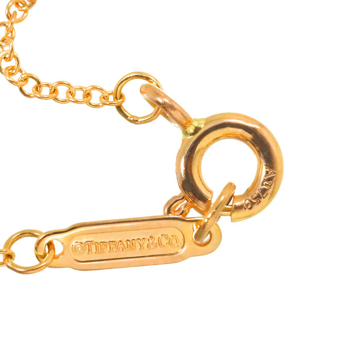 Circlet Diamond Necklace 18K PG 750