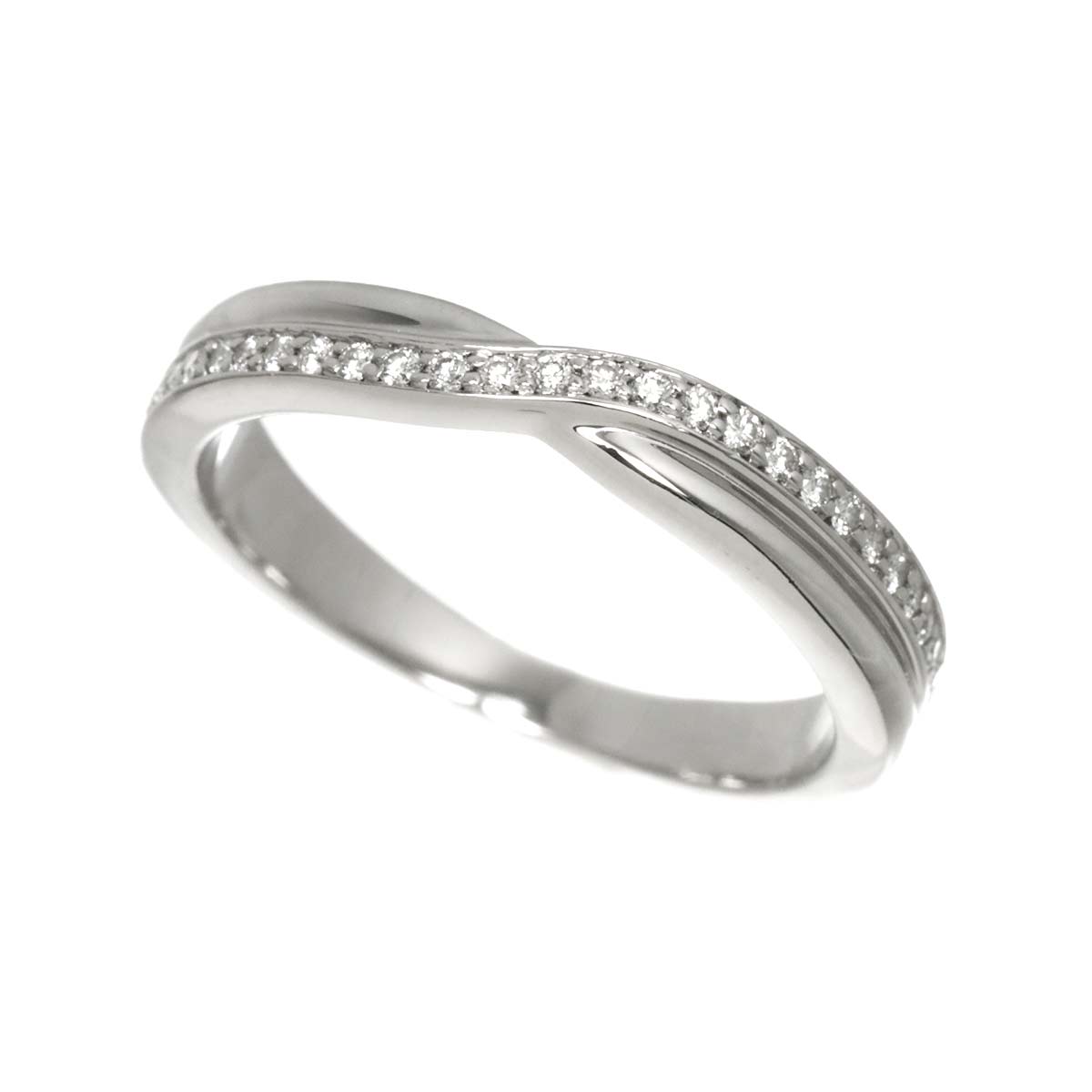 Diamond Ring Pt Platinum size5.25(US)