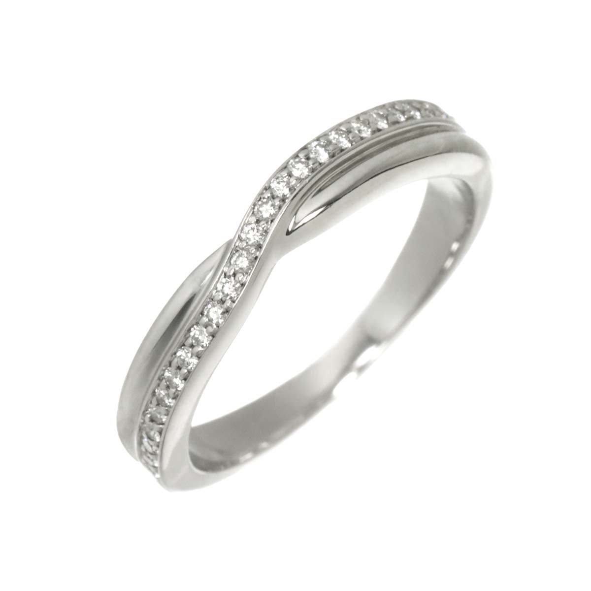 Diamond Ring Pt Platinum size5.25(US)