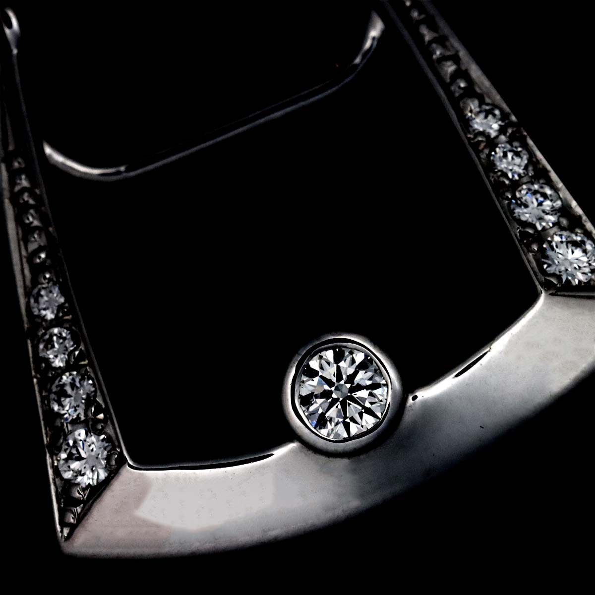 Boucle Akoya Pearl Diamond 0.13ct Bracelet Necklace 18K WG 750