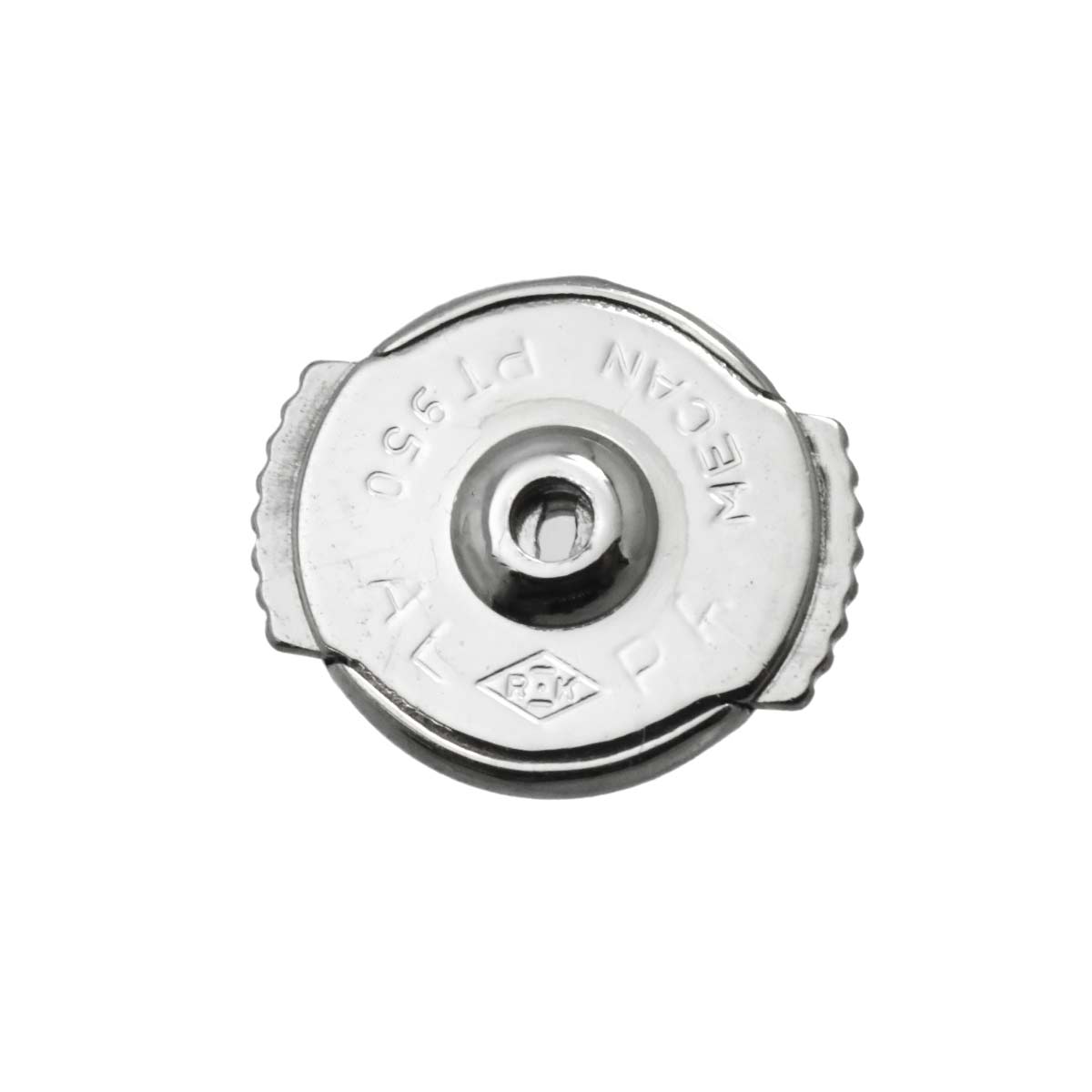 Sapphire Diamond Earrings Pierced Pt