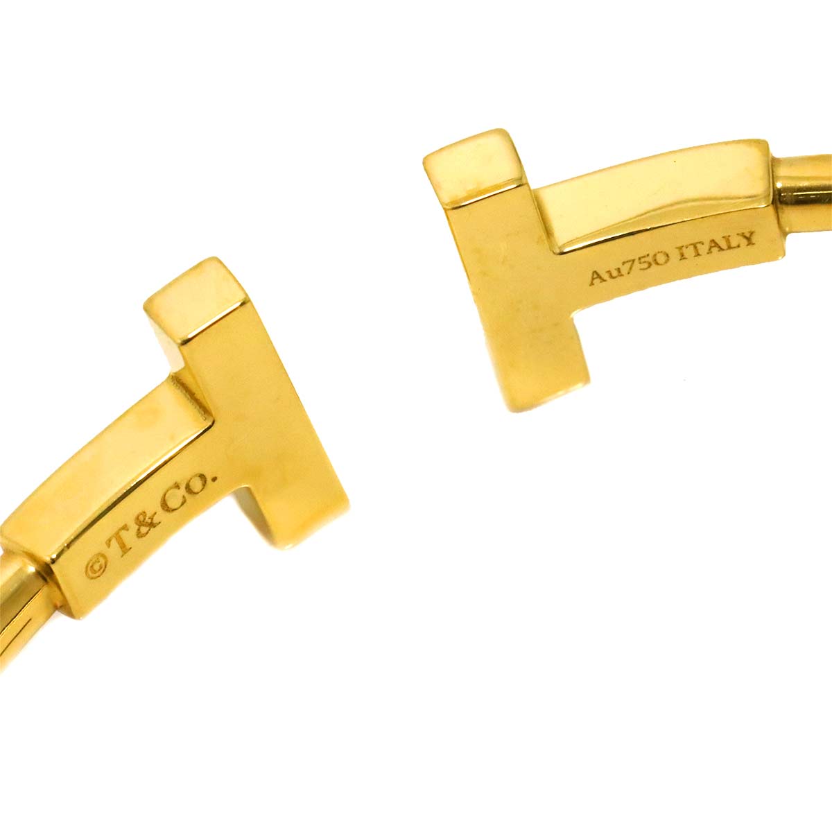 TWire Tigers Eye Bracelet 18K YG 750