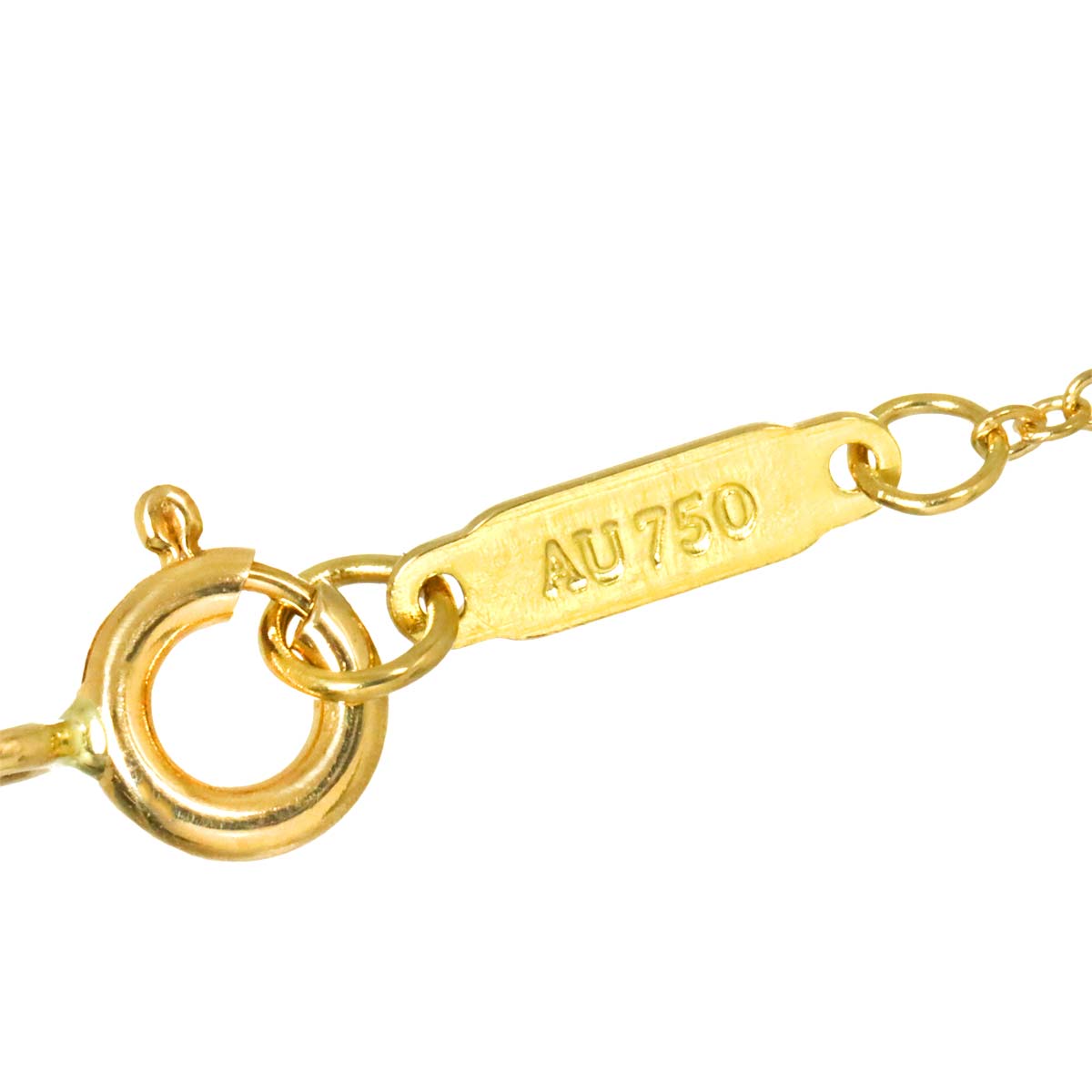 Open Heart Necklace 18K Yellow Gold 750