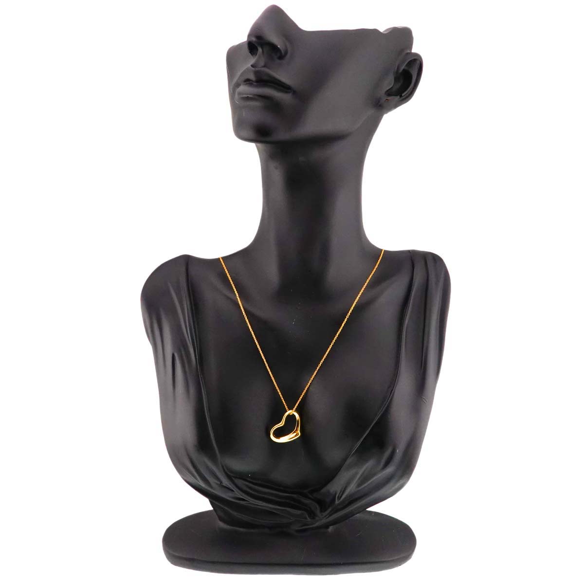 Open Heart Necklace 18K Yellow Gold 750
