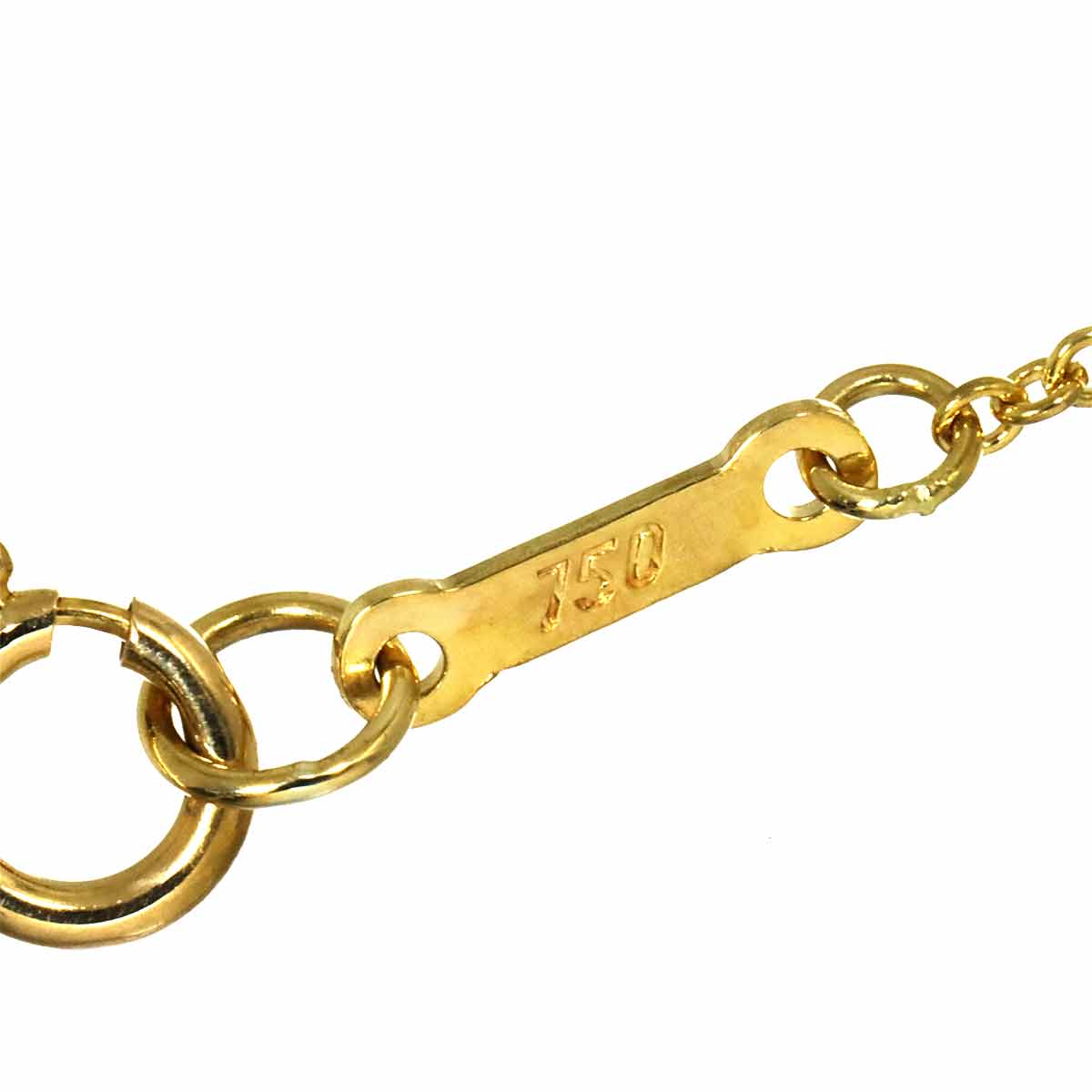 Open Heart Necklace 18K Yellow Gold 750