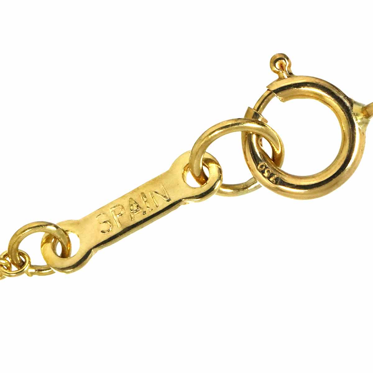 Open Heart Necklace 18K Yellow Gold 750