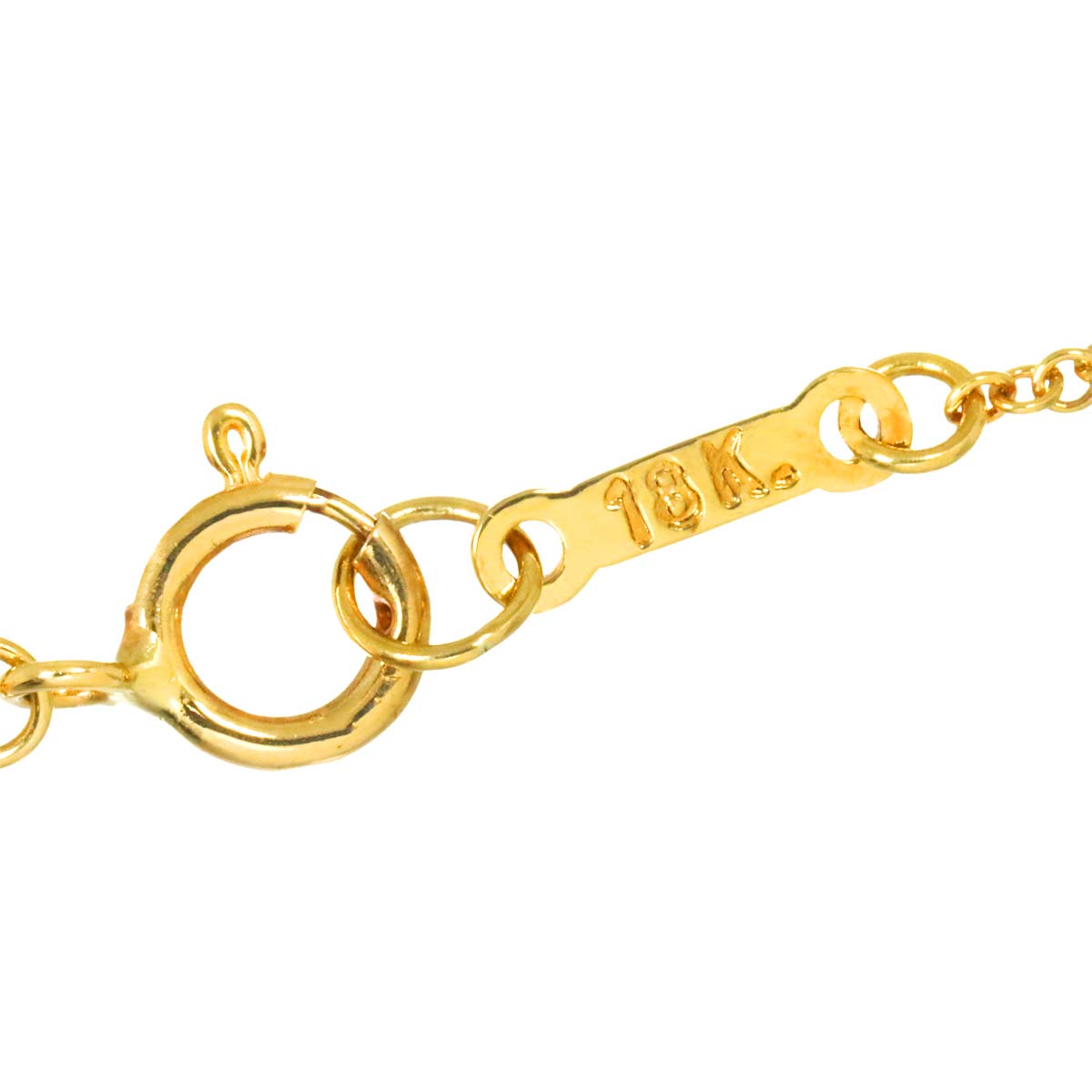 Open Heart Necklace 18K Yellow Gold 750