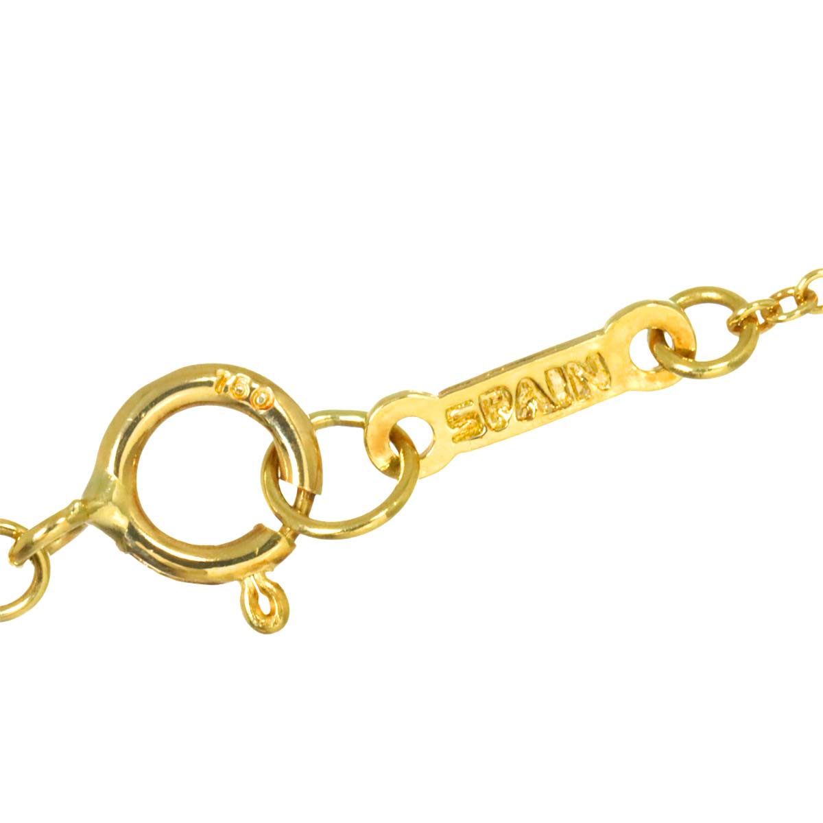 Open Heart Necklace 18K Yellow Gold 750