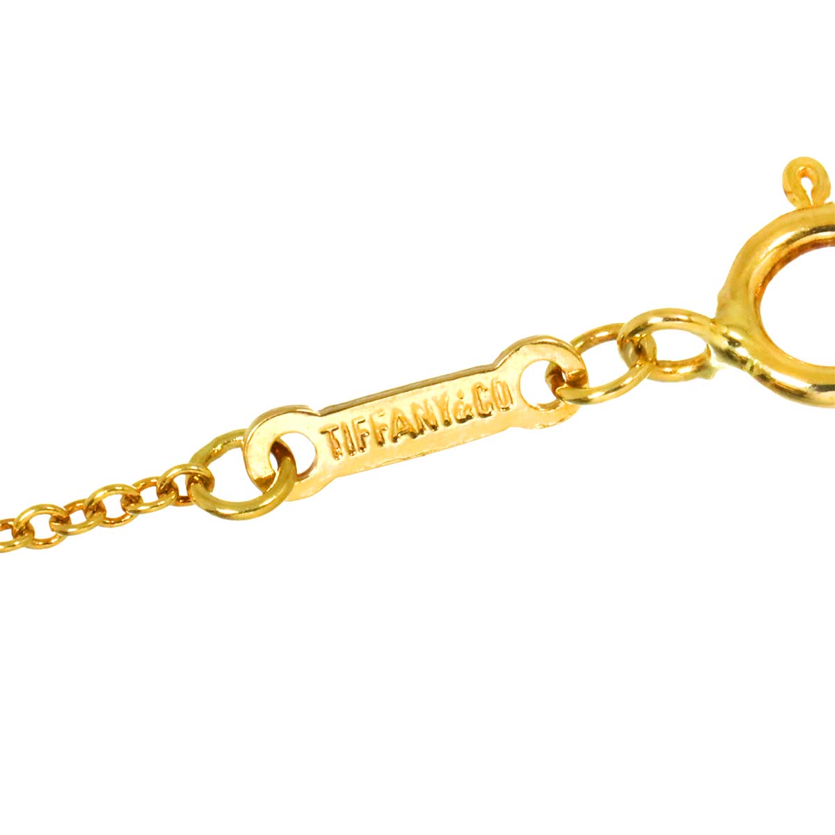 Open Heart Necklace 18K Yellow Gold 750