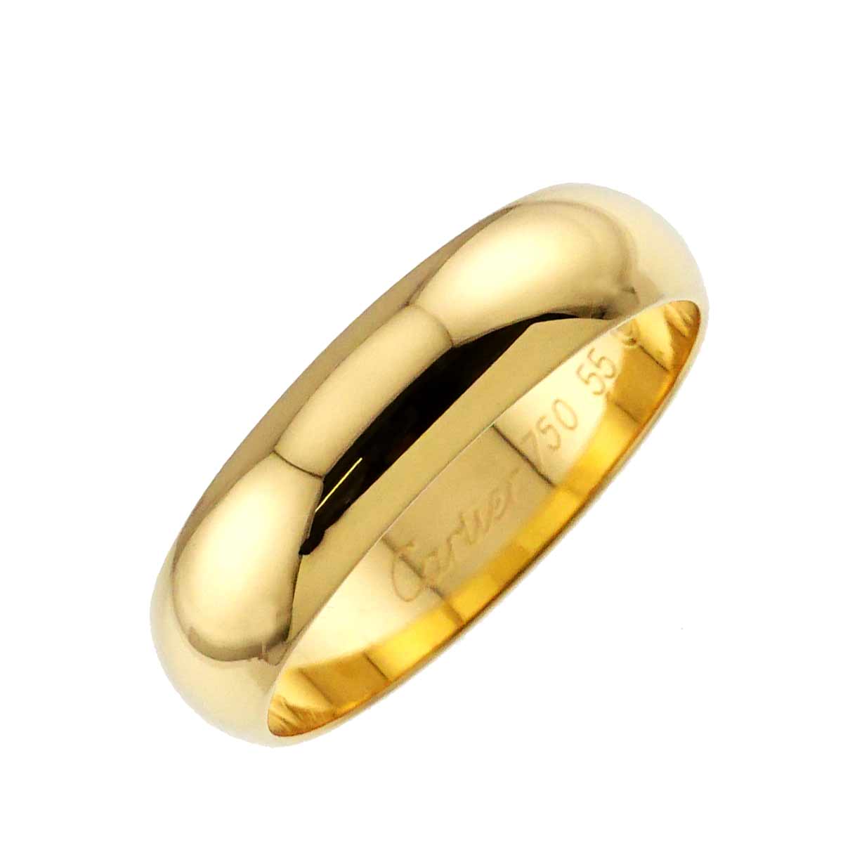 1895 Classic Band Ring 18K YG 750 size55 7.25(US)