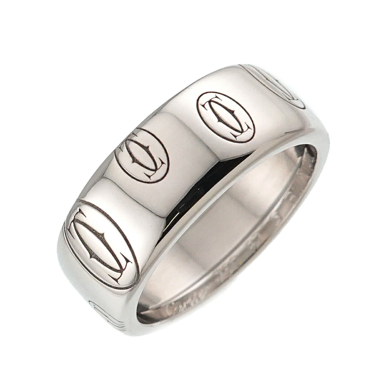 Happy Birthday LM Ring 18K WG 750 Size57 7.75-8(US)