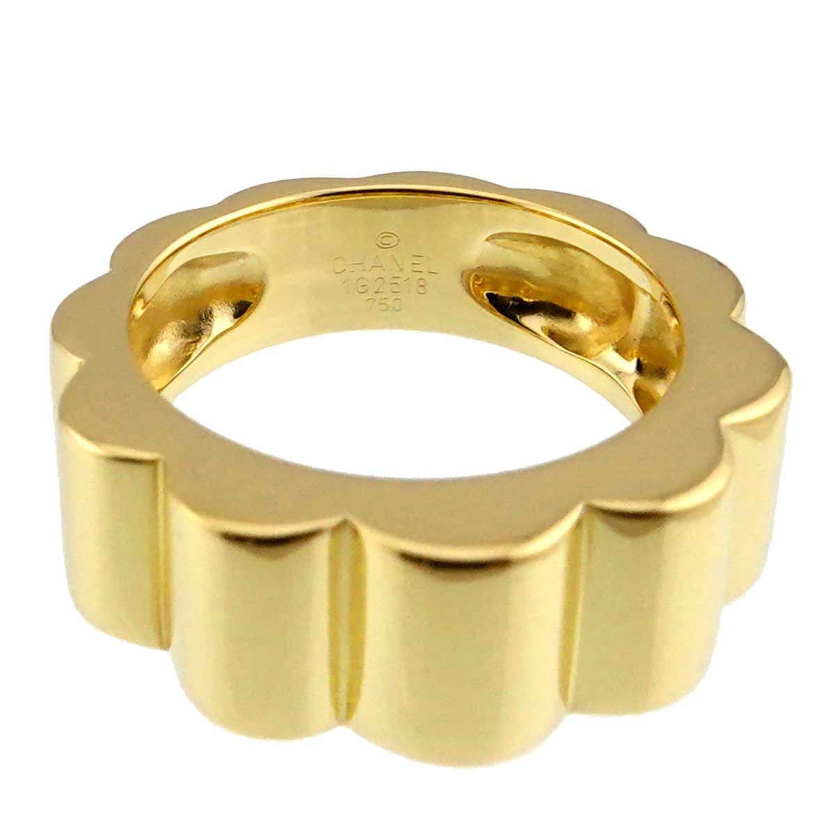 Profile de Camellia Ring 18K Yellow Gold 750 Size8.25(US)