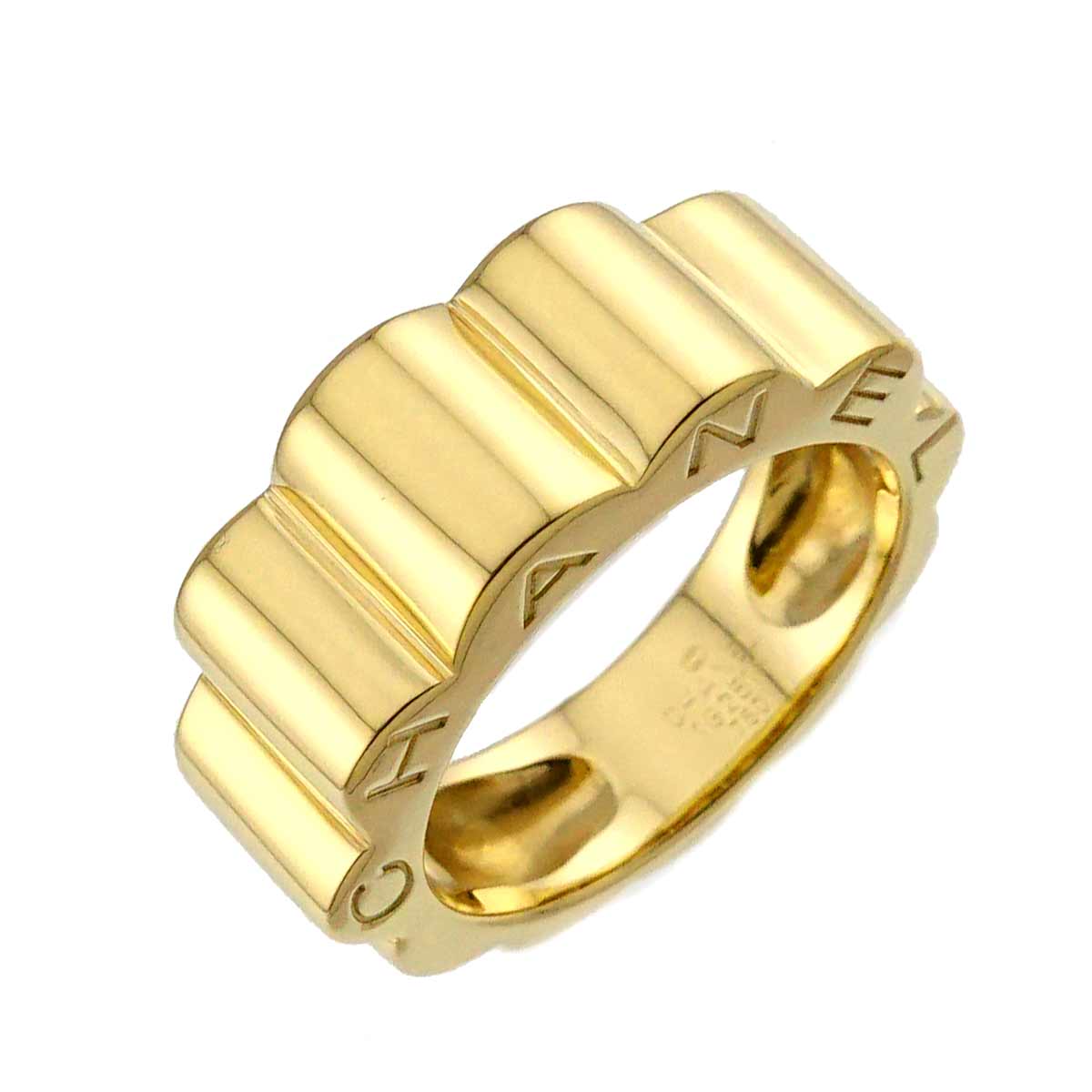 Profile de Camellia Ring 18K Yellow Gold 750 Size8.25(US)