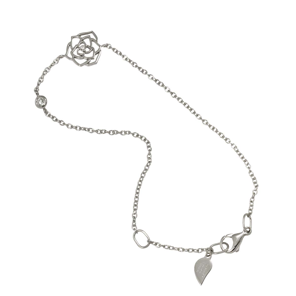 Rose Diamond Bracelet 18K WG 750
