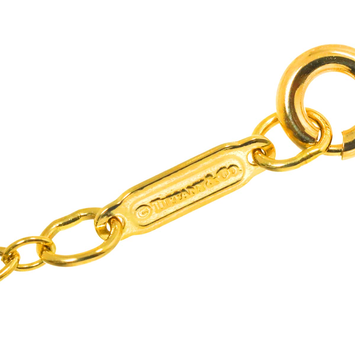 Oval Key Necklace 18K Yellow Gold 750