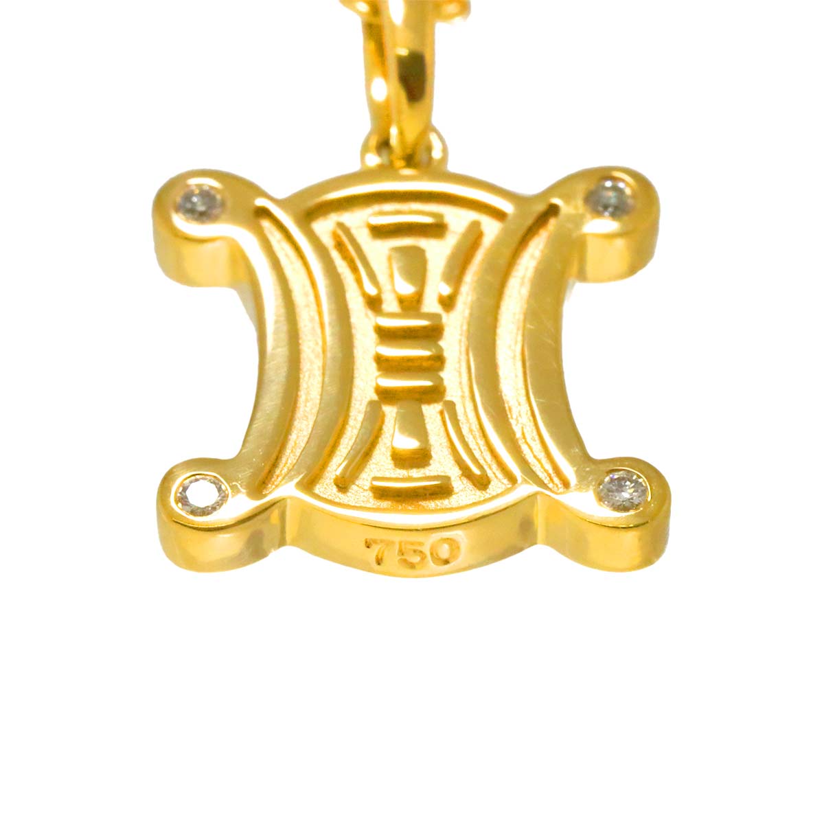 Triomphe Diamond Necklace K18 Yellow Gold 750