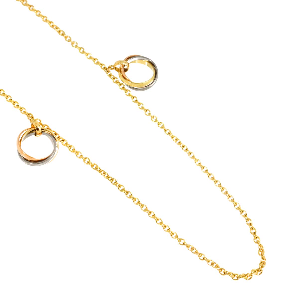 Trinity Necklace 18K YG WG PG 750