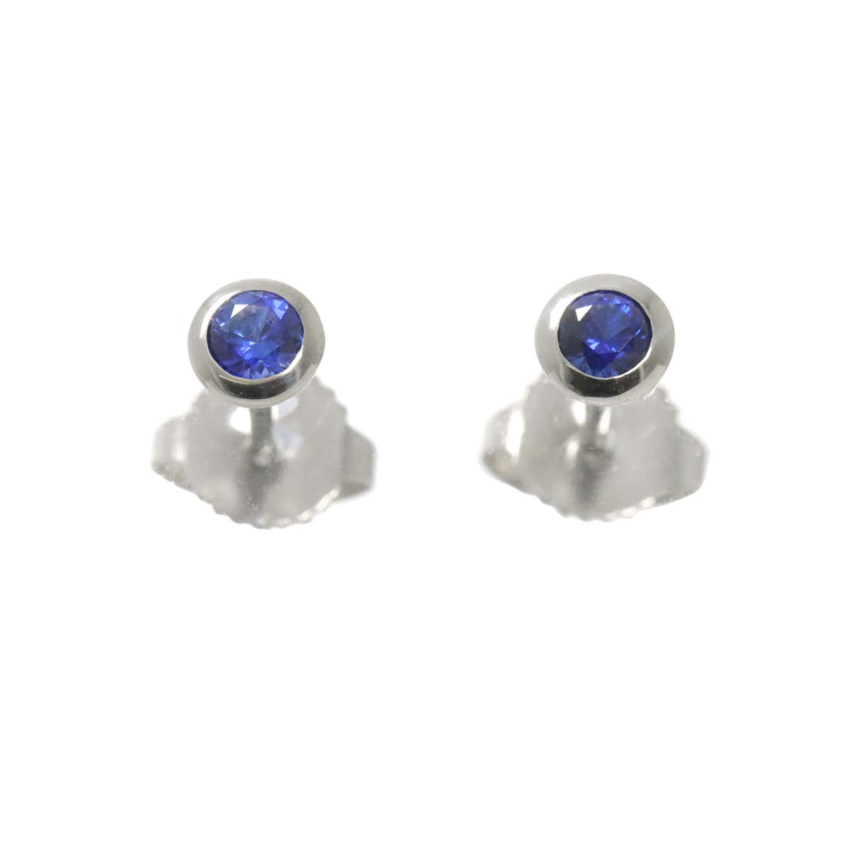 By The Yard Sapphire Earrings Pierced Pt