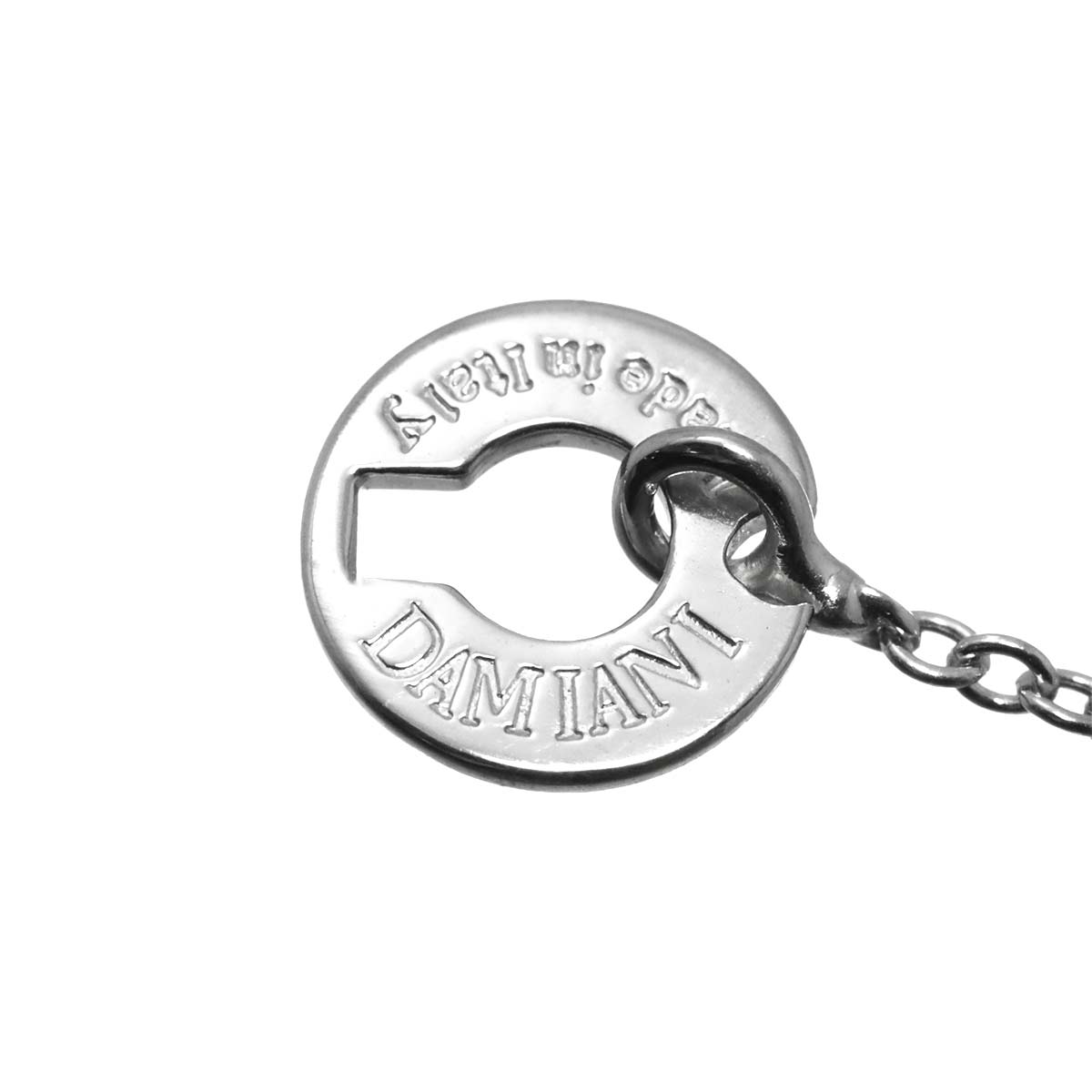 Diamond Necklace 18K WG PG 750