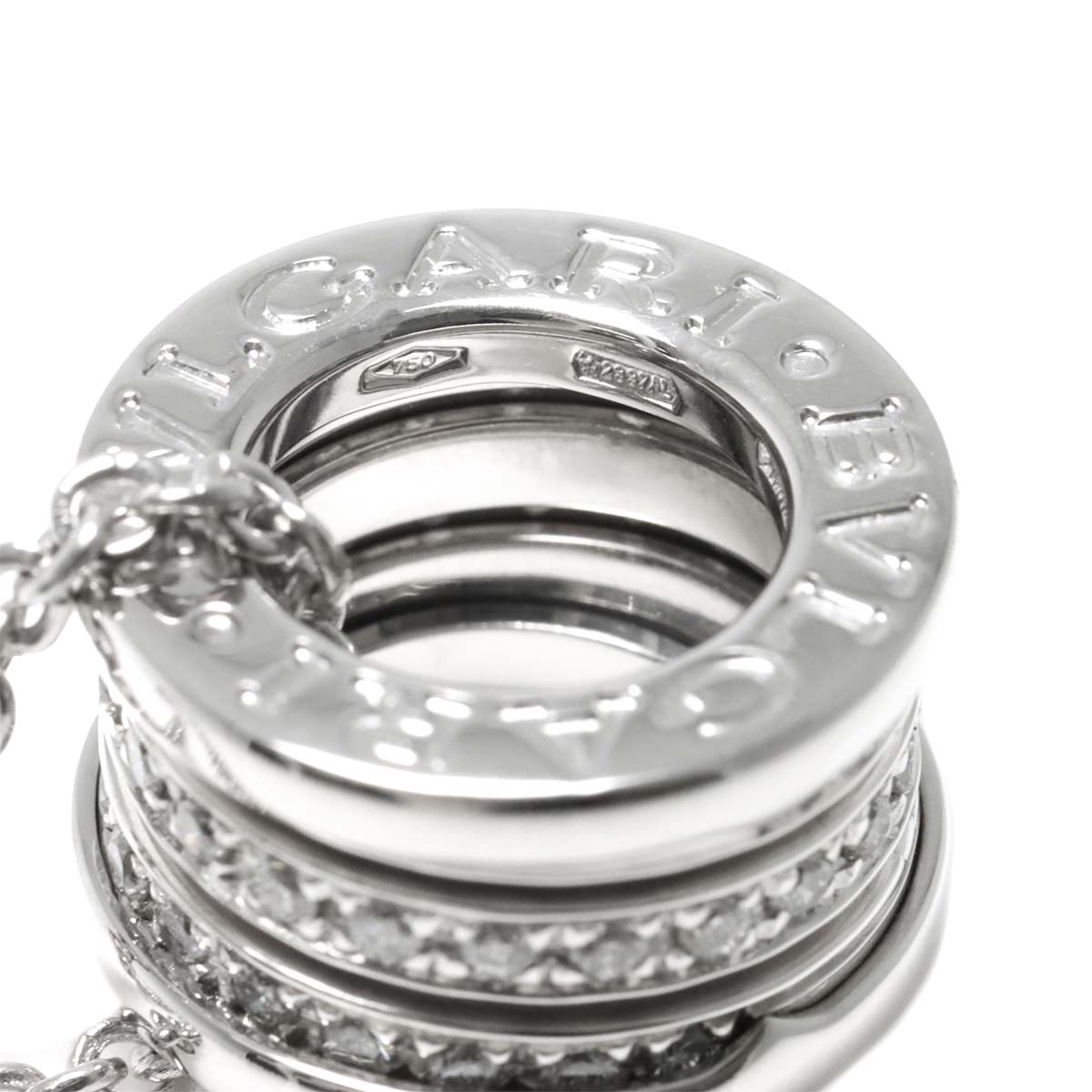 B-ZERO1 Diamond Necklace 18K WG White Gold 750