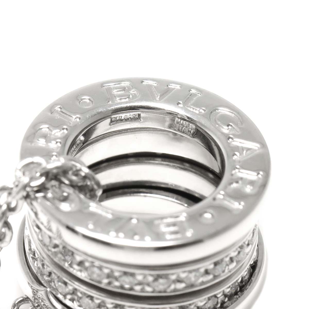 B-ZERO1 Diamond Necklace 18K WG White Gold 750