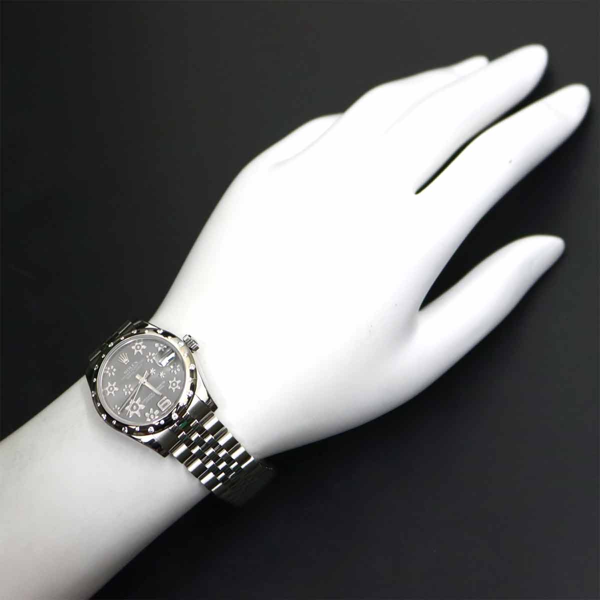 Datejust 178344 750WG Serial Random 24P Diamond Gray Dial Boys