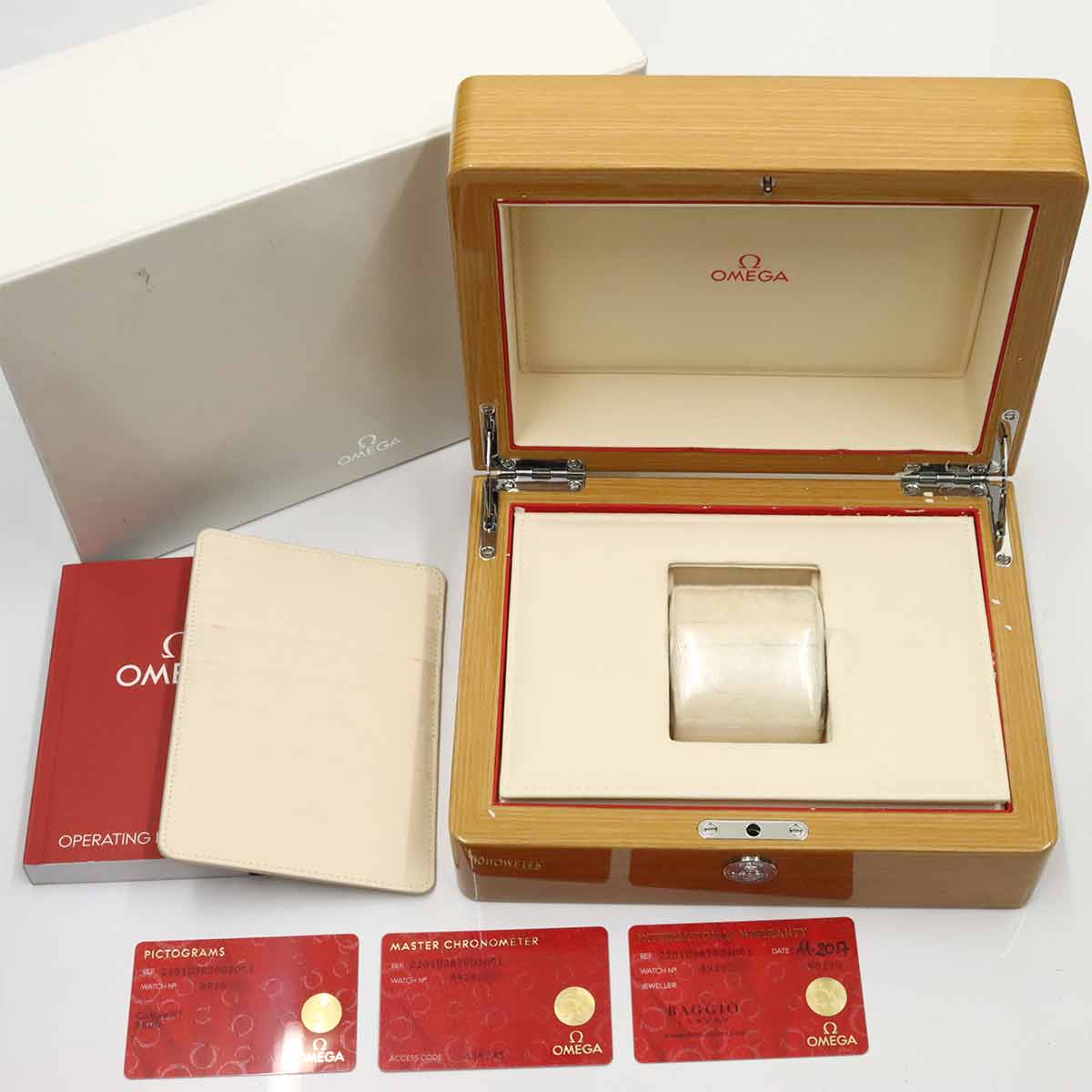 Seamaster 220 10 38 20 01 001 Automatic Black Dial Mens Watch