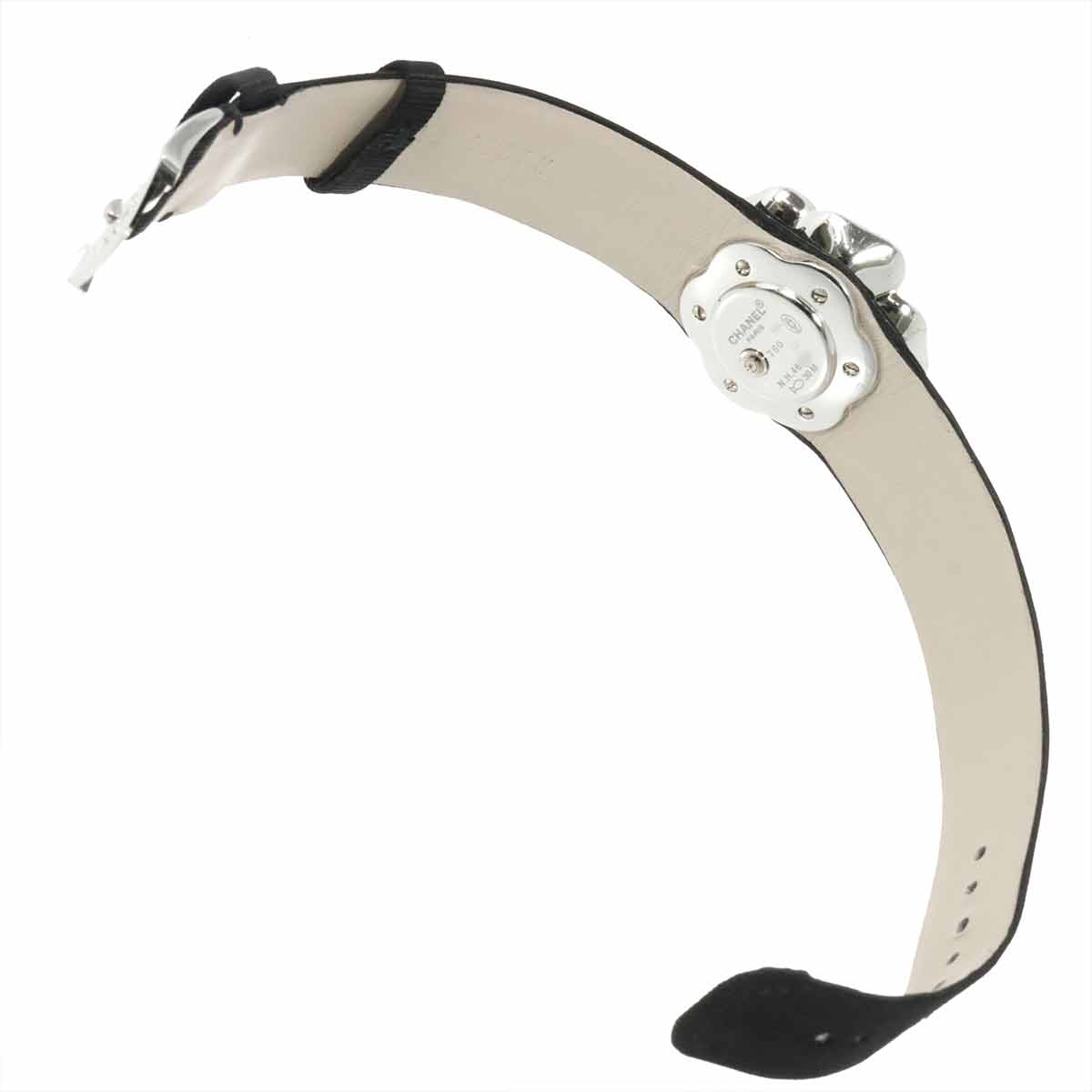 Camellia H1187 Quartz Diamond 750 WG White Shell Dial