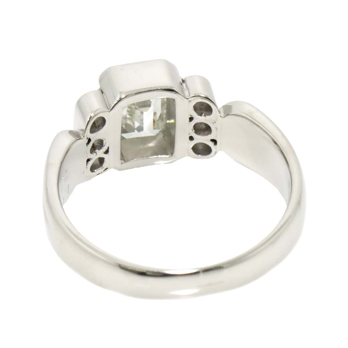 Diamond 1.104ct/0.18ct Ring Pt Platinum size6.25-6.5(US)