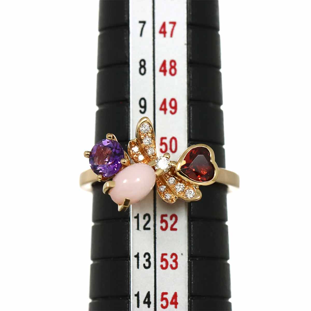 Multi Stone Diamond 0.08ct 18K PG 750 size51 5.5-5.75(US) 90302714