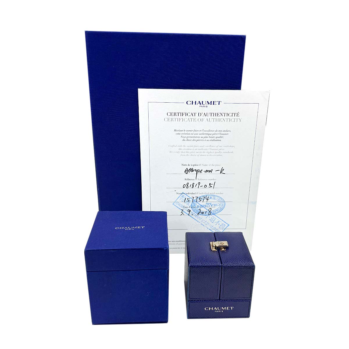 Multi Stone Diamond 0.08ct 18K PG 750 size51 5.5-5.75(US) 90302714