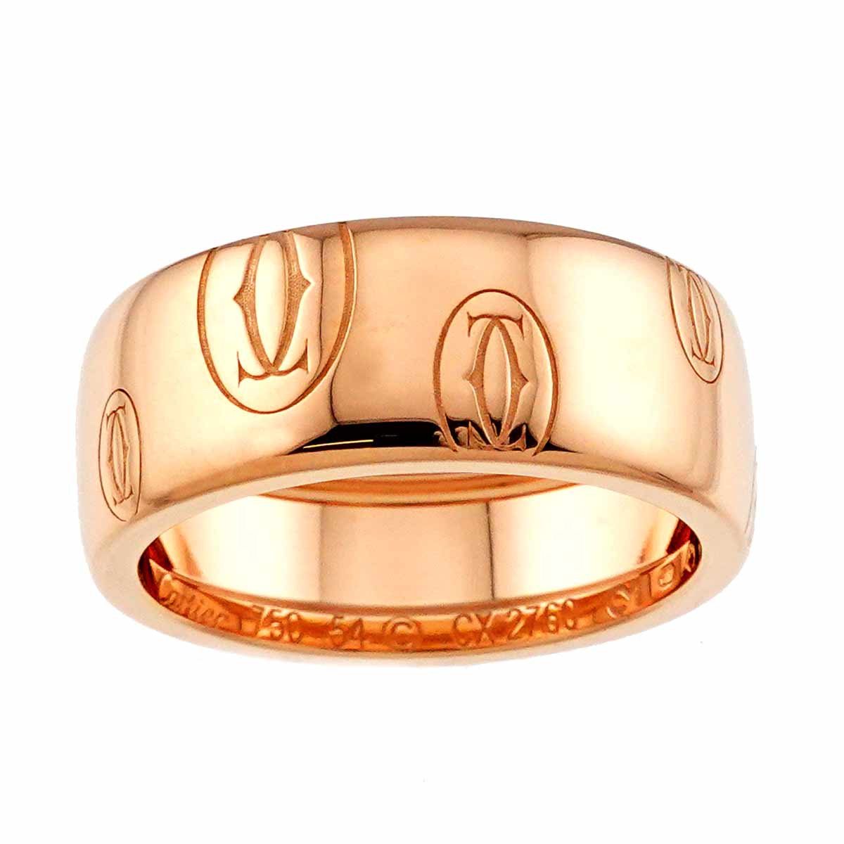 Happy birthday LM Ring 18K PG 750 size54 6.5-6.75(US)