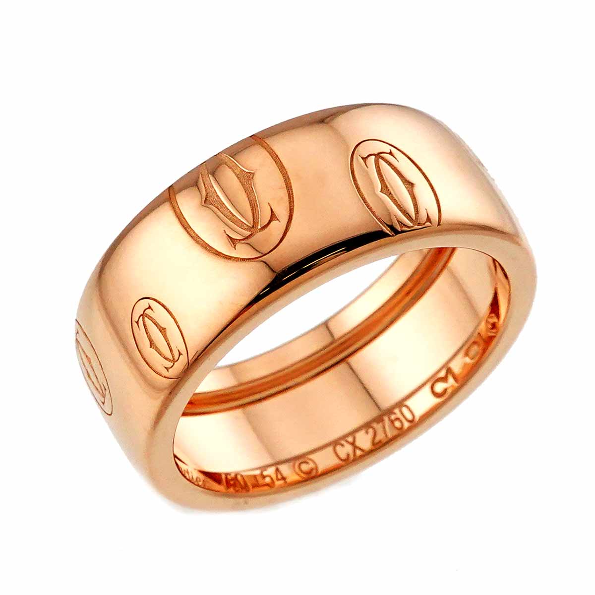 Happy birthday LM Ring 18K PG 750 size54 6.5-6.75(US)