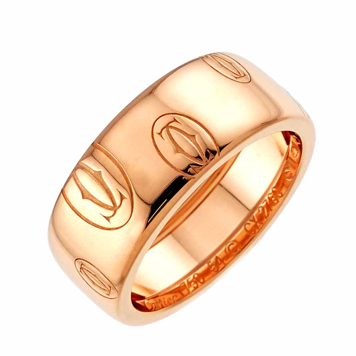 Happy birthday LM Ring 18K PG 750 size54 6.5-6.75(US)