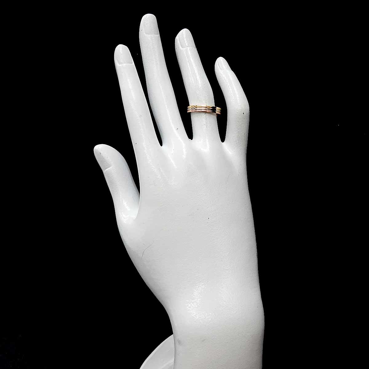 Vendome Ring 18K YG WG PG 750 size50 5.25(US)