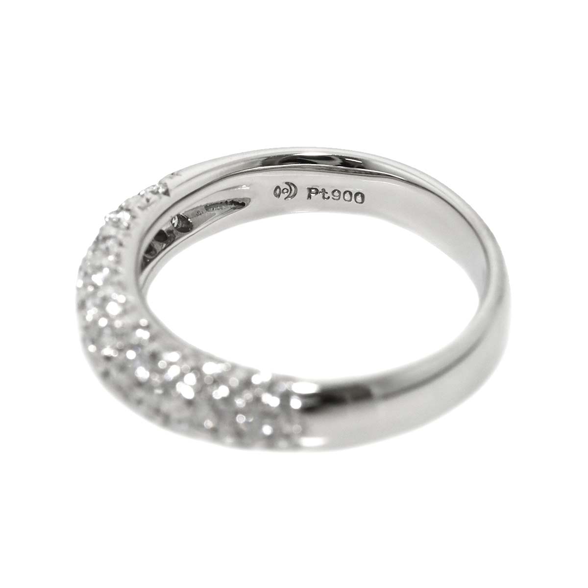 Diamond 0.61ct Ring Platinum size6-6.25(US)