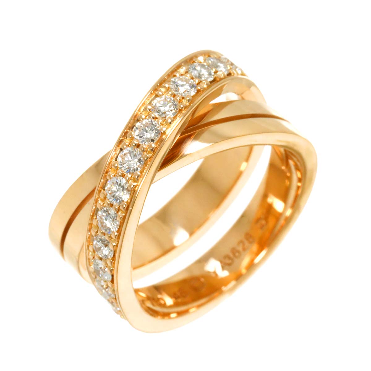 Etincelle De Diamond Ring 18K Pink Gold 750 size48 4.5(US)