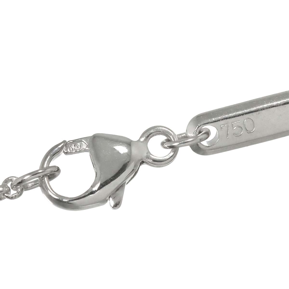 Happy Diamond Soccer ball Necklace 18K WG 750