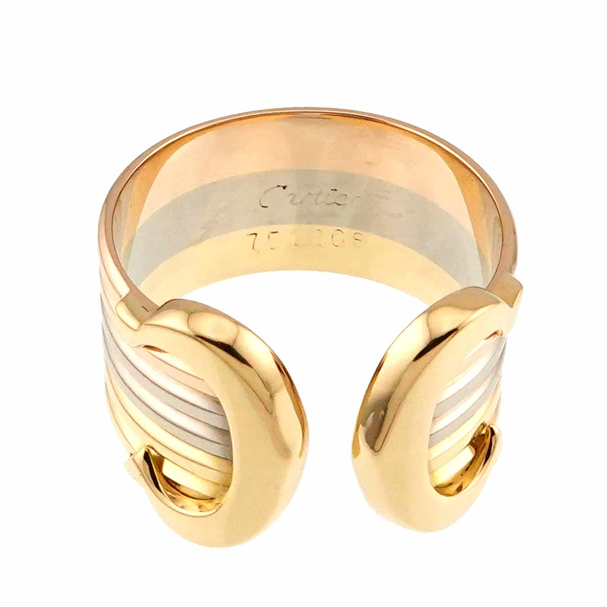 C2 Ring 18K YG WG PG 750 Size51 5.25(US)