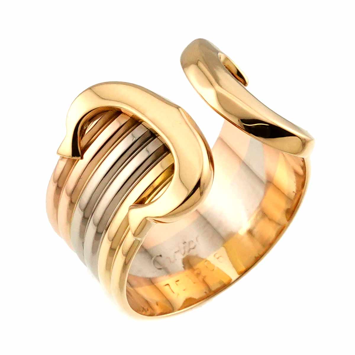 C2 Ring 18K YG WG PG 750 Size51 5.25(US)