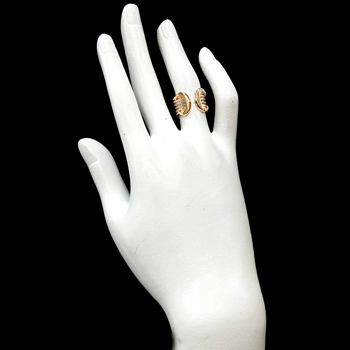 C2 Ring 18K YG WG PG 750 Size51 5.25(US)