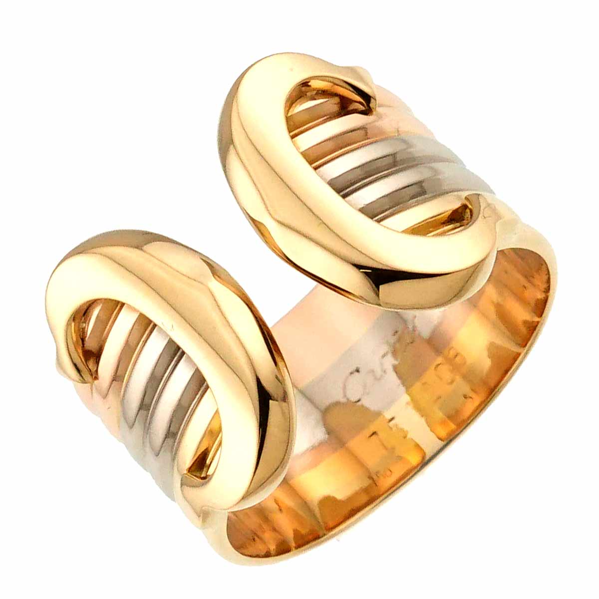 C2 Ring 18K YG WG PG 750 Size51 5.25(US)