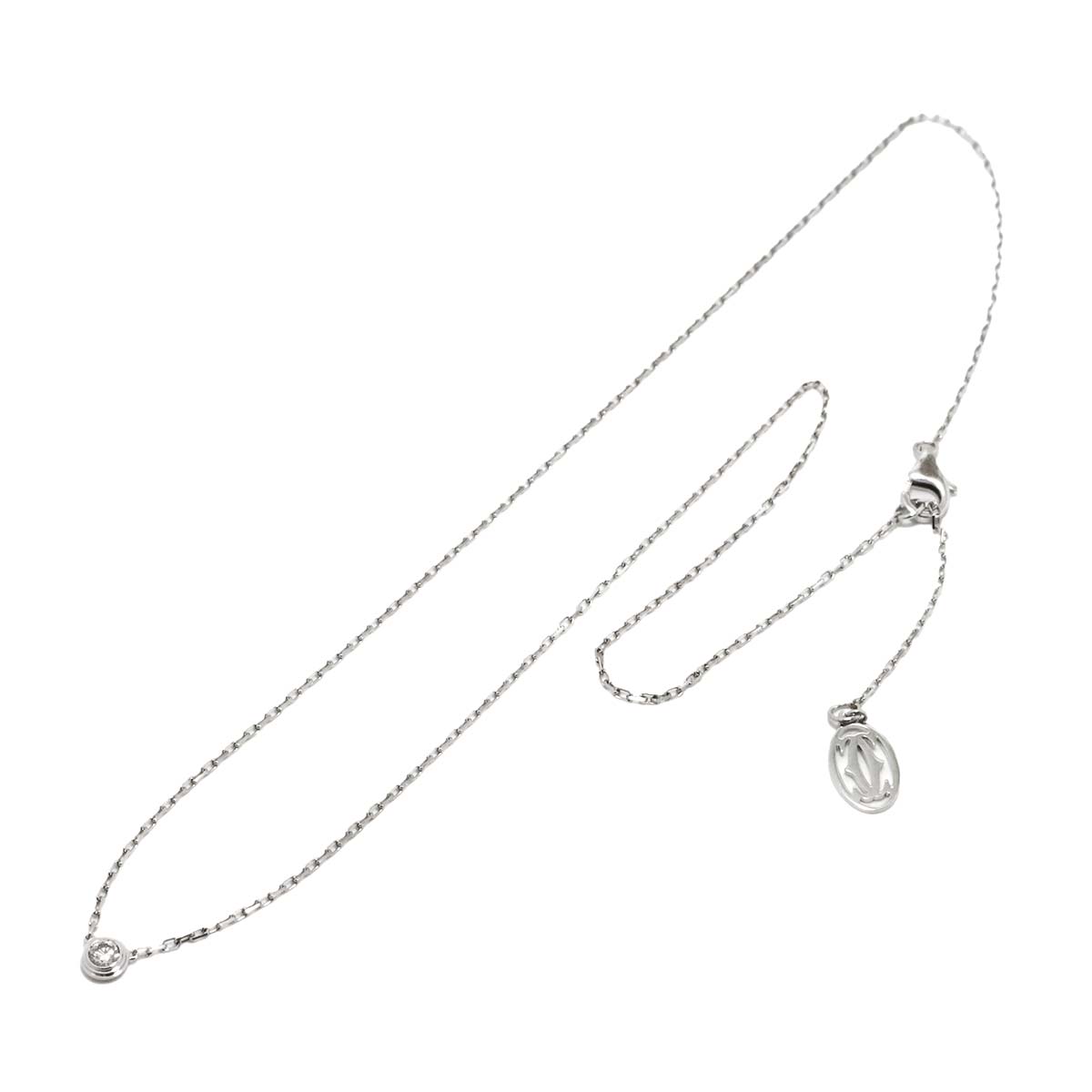 d Amour SM Diamond Necklace 18K WG 750